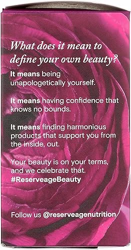 Miniatura 7 de Reserveage Beauty, Resveratrol 250 mg, suplemento antioxidante para la salud cardíaca y celular, apoya el envejecimiento saludable y el sistema