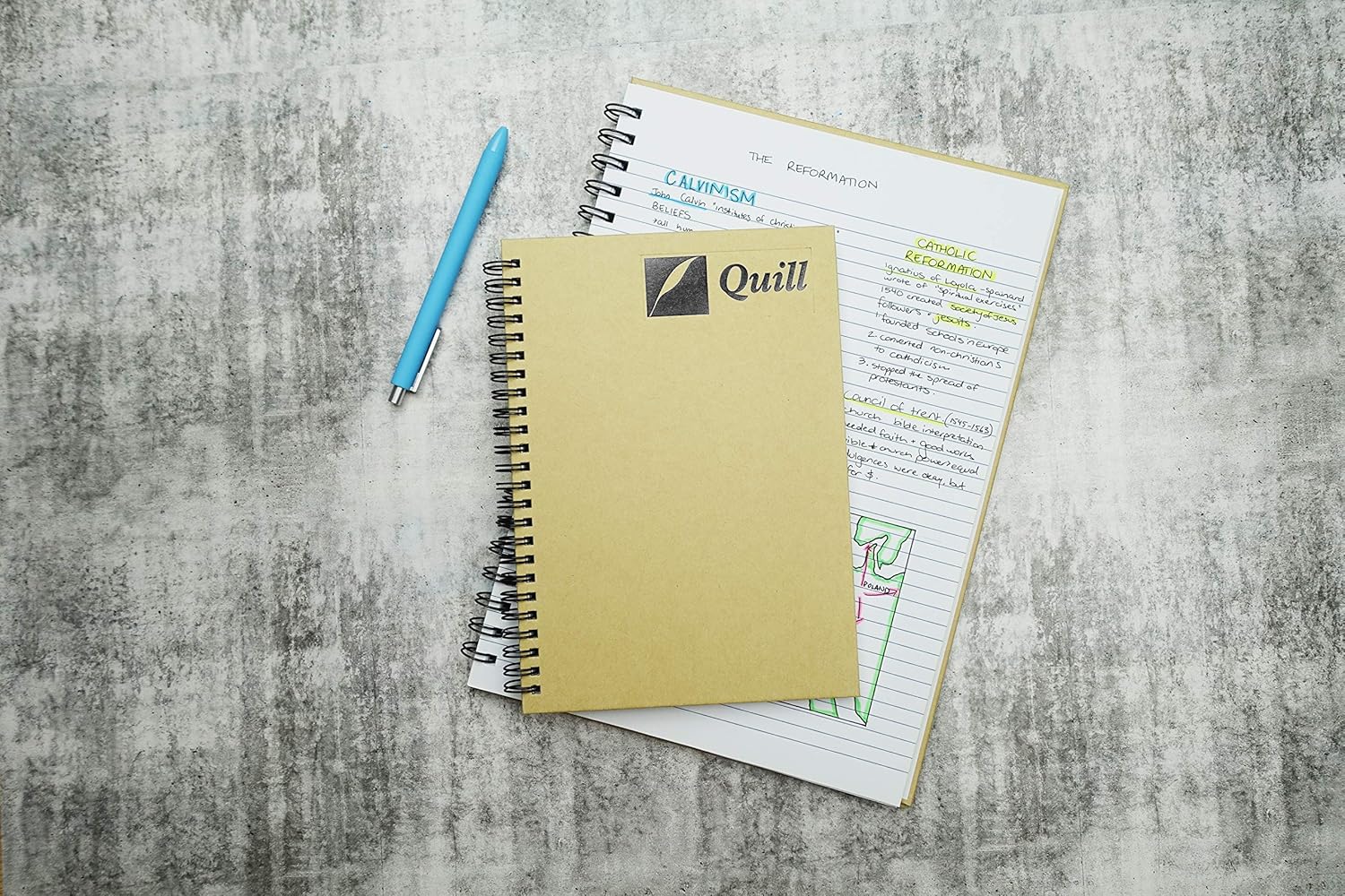 Quill Hardcover Natural A4 160 pages      Office Product – November 16, 2020