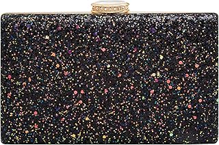 CARIEDO Women's Sparkling Clutch Purse Elegant Glitter Evening Bags Bling Evening Handbag for Dance Wedding Party Prom Bride