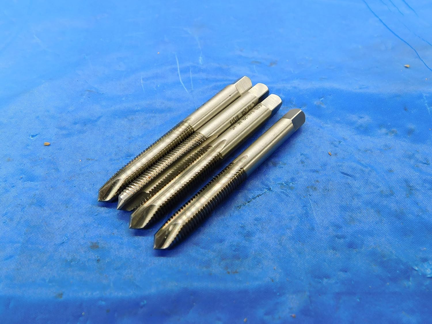 4PC New GTD 1/4 28 NF GH3 HSS Spiral Point TAP 2 Straight Flute .25 USA Made - MB5579AR1