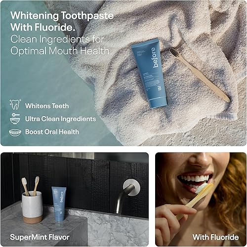 Miniatura 2 de Pasta de dientes All Natural SuperMint, ingredientes naturales limpios, espuma equilibrada, baja abrasión, frescura de larga duración, tubo