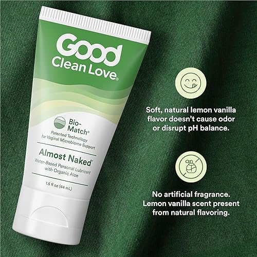Miniatura 15 de Good Clean Love Naked Coconut - Aceite de coco orgánico y lubricante a base de agua, lubricante personal con ácido hialurónico. Seguro para juguetes