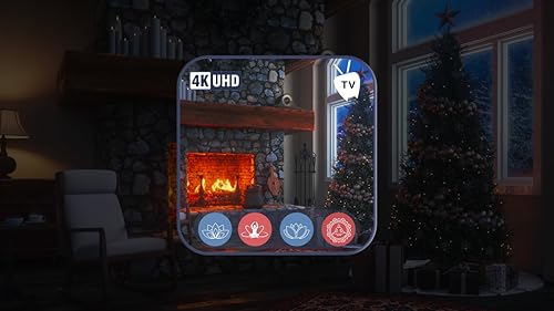 Frosty Logs Harmony Oasis - Queda de neve aconchegante, lareira crepitante e ambiente de vento relax
