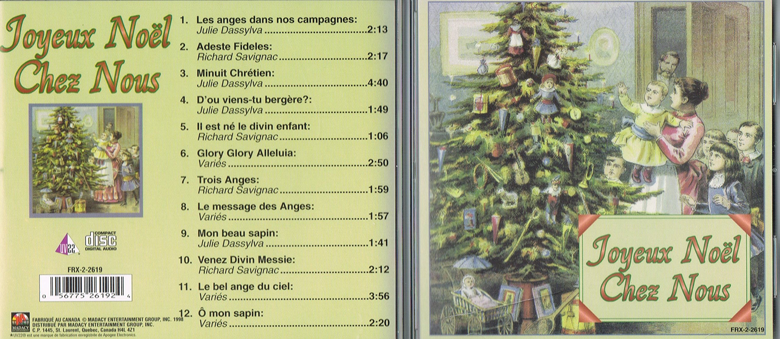 Joyeux Noel Chez Nous (Frn) [Audio CD] Les Plus Grands Classiques Noe