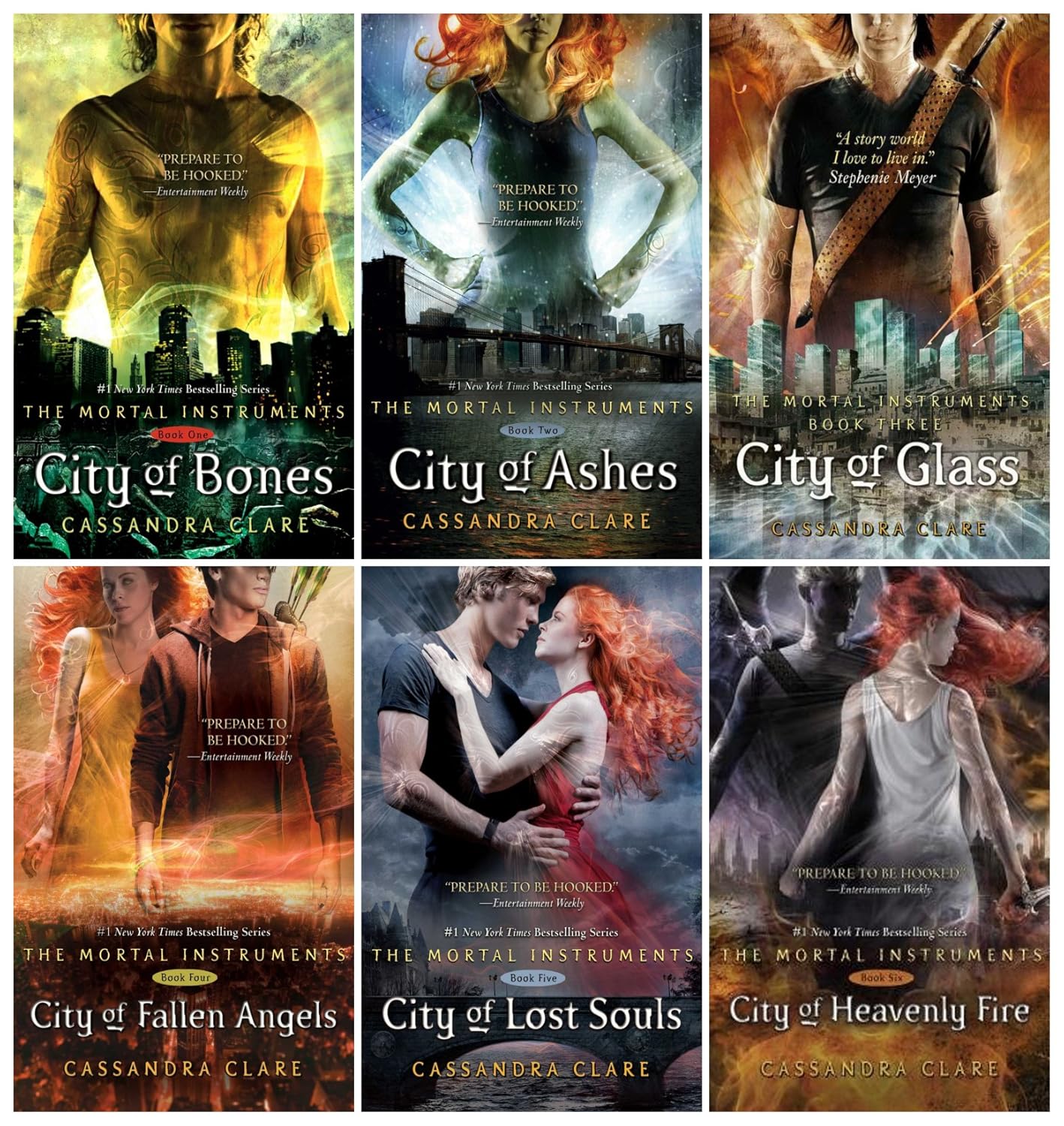 The Mortal Instruments Hardcover 6 Book Set: City of Bones, Ashes ...