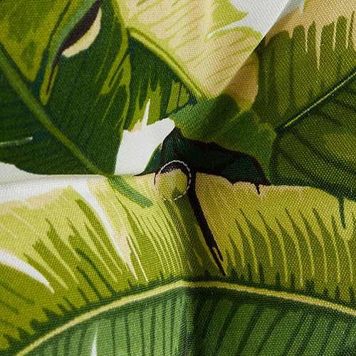 Miniatura 10 de South Pine Porch Cojín para silla de respaldo alto para exteriores, Shoreham Green Ikat, 2 unidades