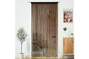 Cortinas de bambú para interior - Elegante separador de ambientes de YaoYue