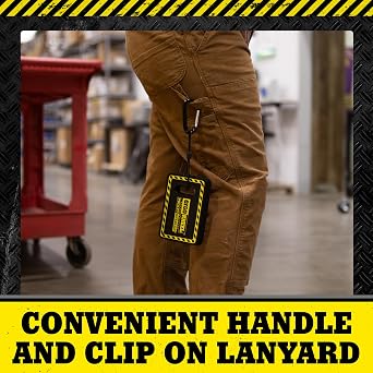 Pocket Kneeler with Lanyard 4 x 6 x 1 | One-Inch-Thick Kneeling Pad | Heavy-Duty Foam Pad Anti-Fatigue Mat | Portable Knee Mat | Industrial-Grade Protection for Knees & Back