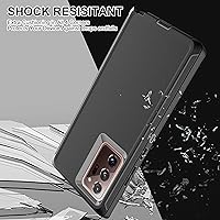 Vista 6 de HONG-AMY Funda para Note 20 Ultra, Galaxy Note 20 Ultra con protector de pantalla de TPU flexible autorreparable 2 unidades, funda de protección