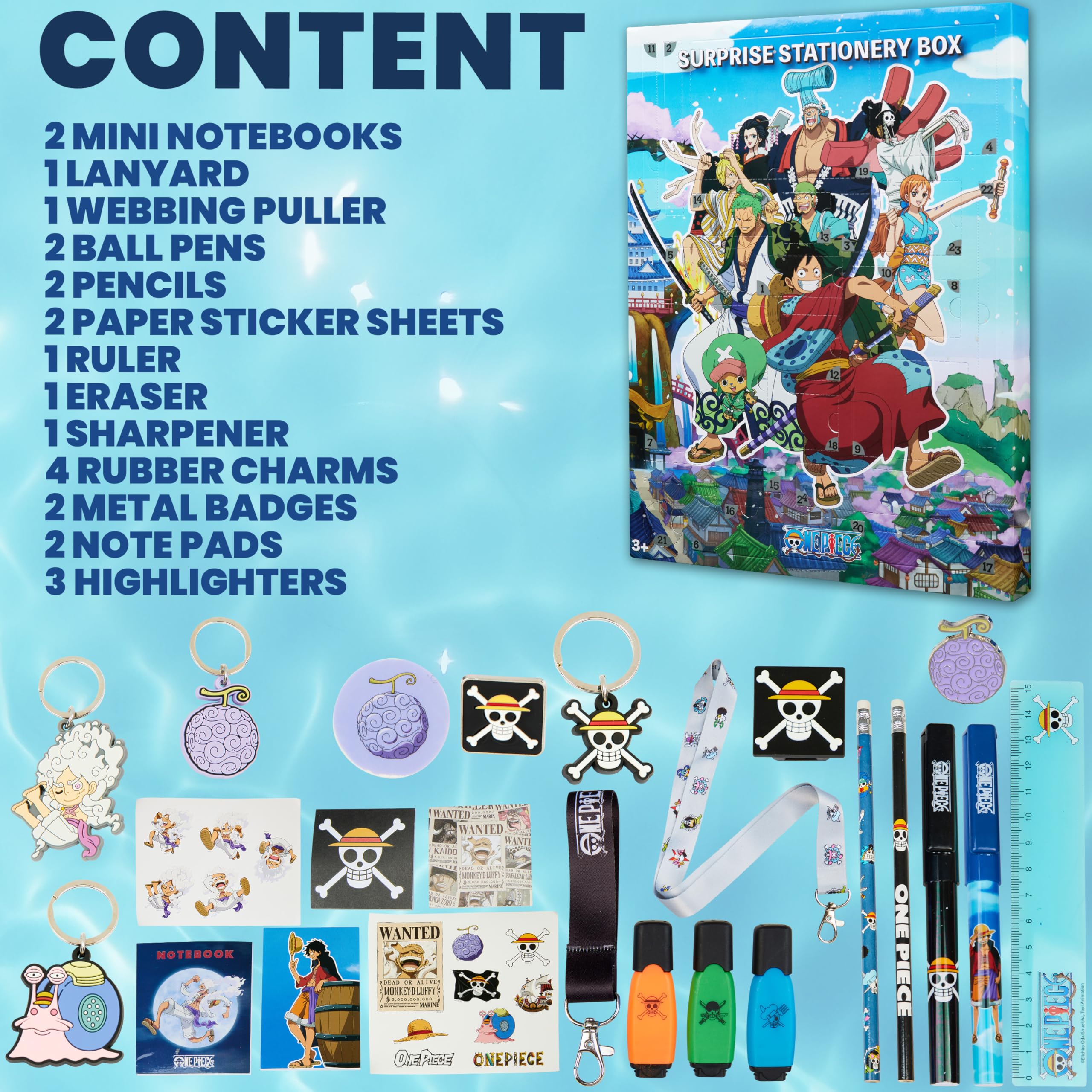 Amazon.com: One Piece Advent Calendar 2025 for Kids Teens 24