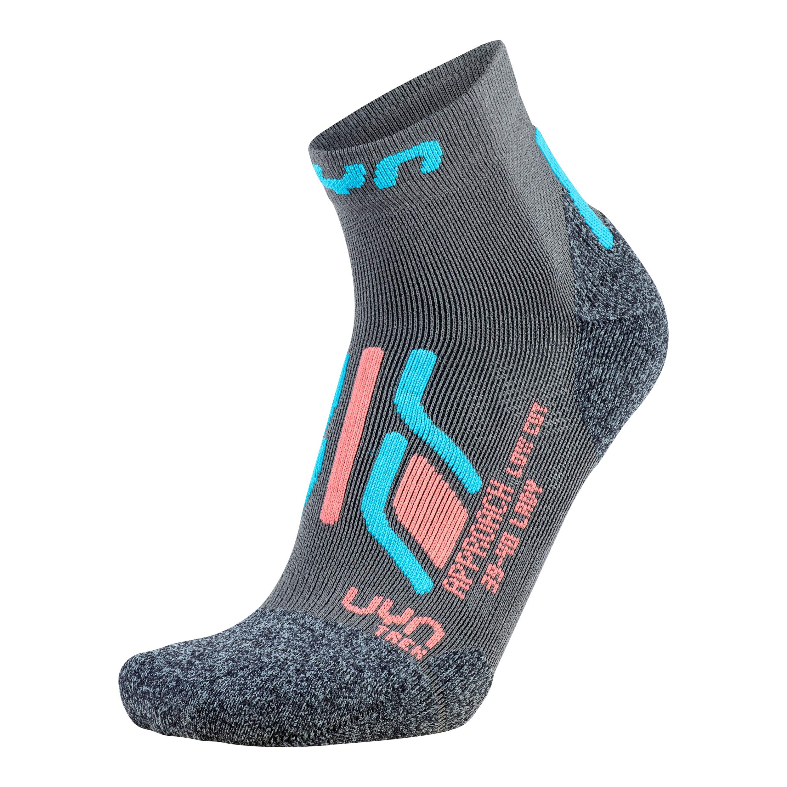 UYN S100197 TREKKING APPROACH LOW CUT Socks Women's Grey/turquoise 42