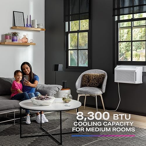 Miniatura 9 de GE Profile ClearView - Aire acondicionado de ventana inversor de 10,300 BTU, tecnología de inversor, ultra silencioso para habitaciones medianas,