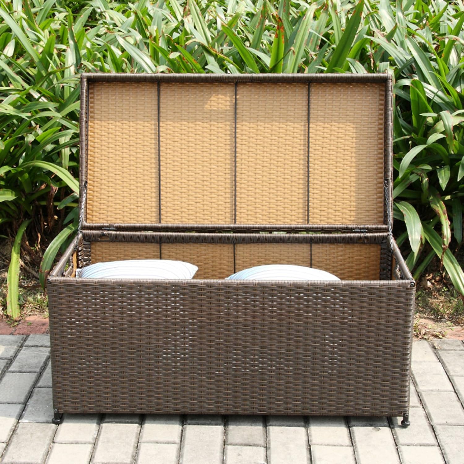 Resin Deck Box III : Outdoor And Patio Furniture Sets : Garden & Outdoor