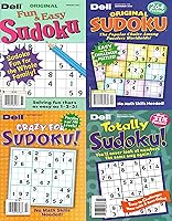 Vista 1 de Mixed Lot of 4 Dell Sudoku Books (Fun & Easy, Original, Crazy For, Totally)