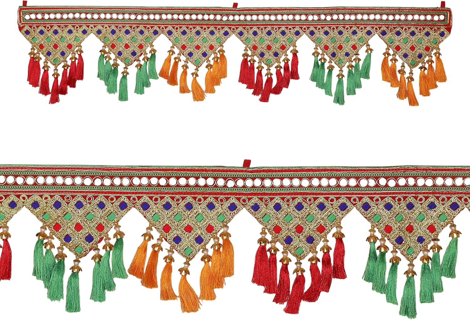 Artificial Toran Flower Design Garland Door Toran Decorative Hanging Bandanwar for Wedding Pooja Indian Traditional Festival New year Decorations Gifts Home Entrance Temple Mandir Décor(Size:-44")