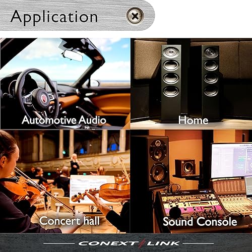 Miniatura 6 de Conext Link MSC918-20 20 pies 9 conductores Cable de velocidad azul Cable de altavoz Cable primario 18 AWG calibre GA 100% OFC remolque trenzado de