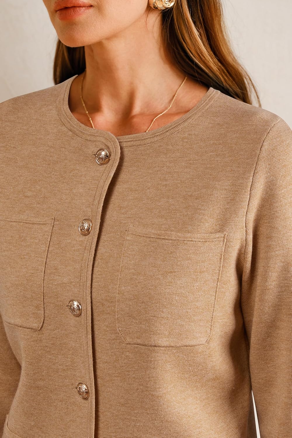 Arach&Cloz Womens Wool Blend Sweater Blazers Business Casual Jacket with Pockets 2026 - Image 6