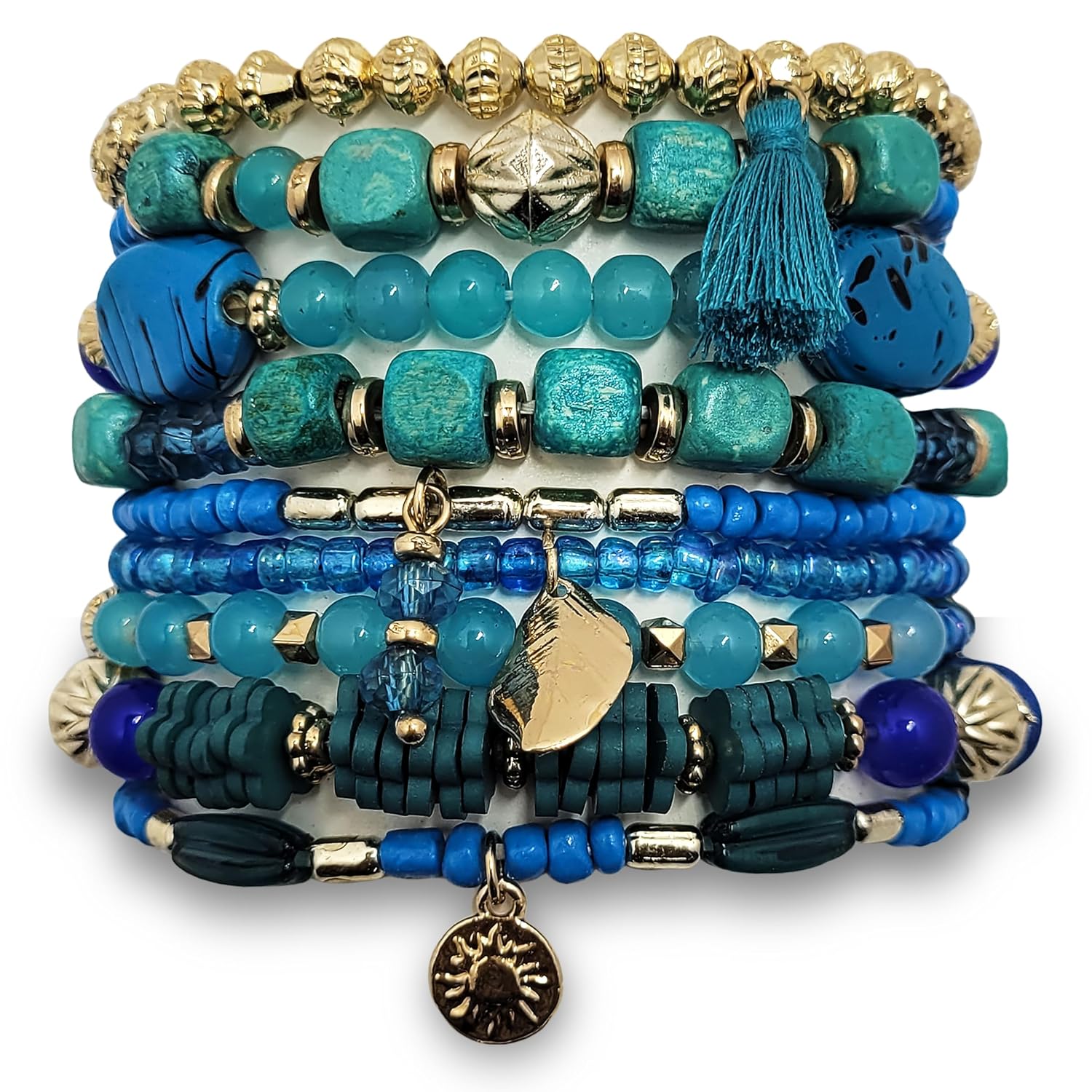 BOHENOOR Bohemian Beads Bracelet Set for Women and Girls – Fancy Stackable Boho Bracelets, Stylish Hand Jewelry for Women - Review, Price and Buying Guide
