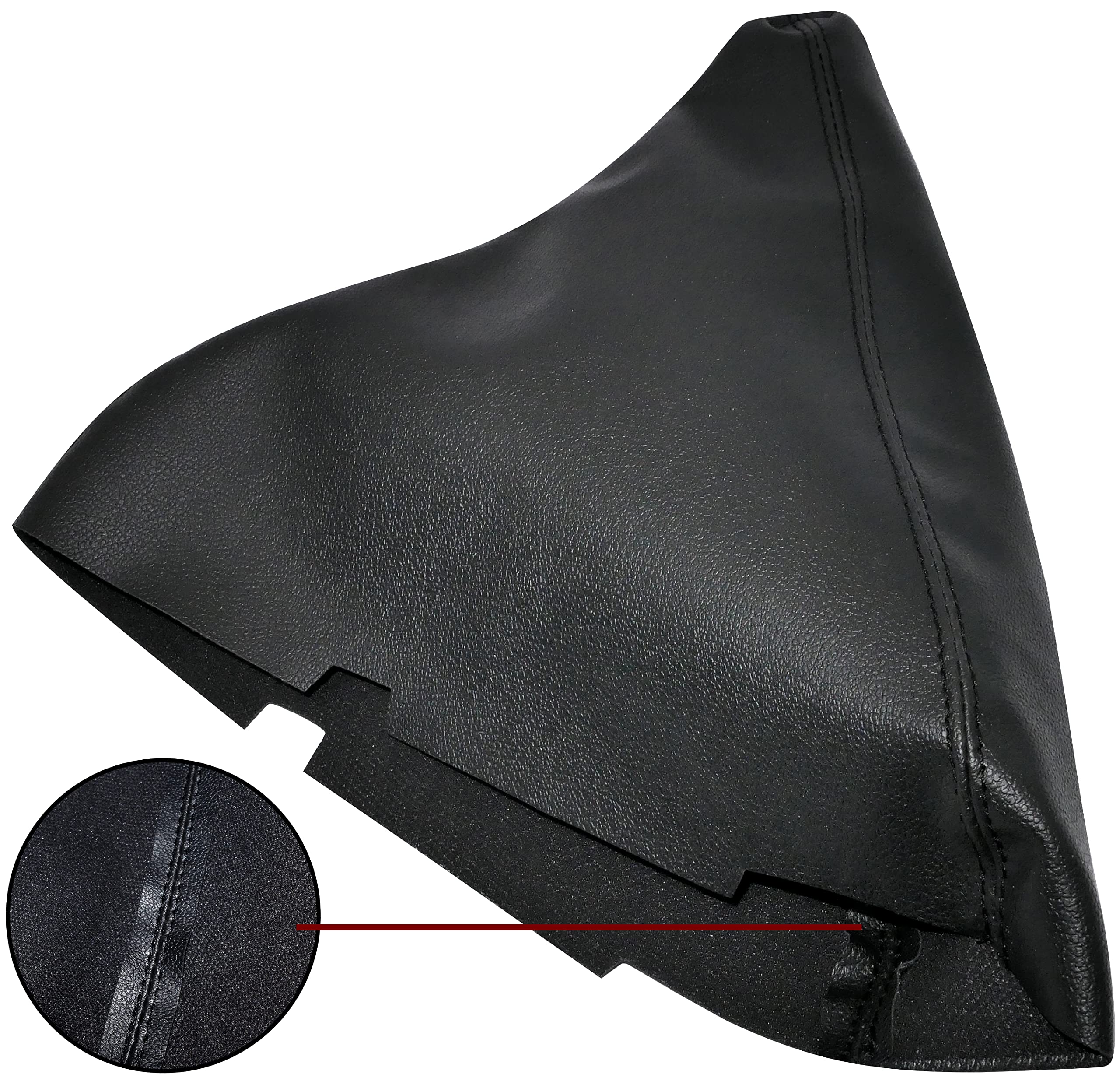 Soufflet Levier De Vitesse Et Frein à Main AERZETIX - Compatible Opel Tigra Twintop 2004-2009 Cuir Synthétique Noir
