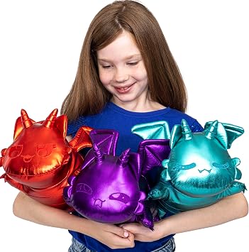 Aphmau MeeMeows 11 Classic Mystery Plush, Dragon, YouTube Minecraft Gaming Channel, Aphmau Plush Mystery Box, Blind Box, 1 of 13 Possible Dragon MeeMeows, Official Aphmau Merch