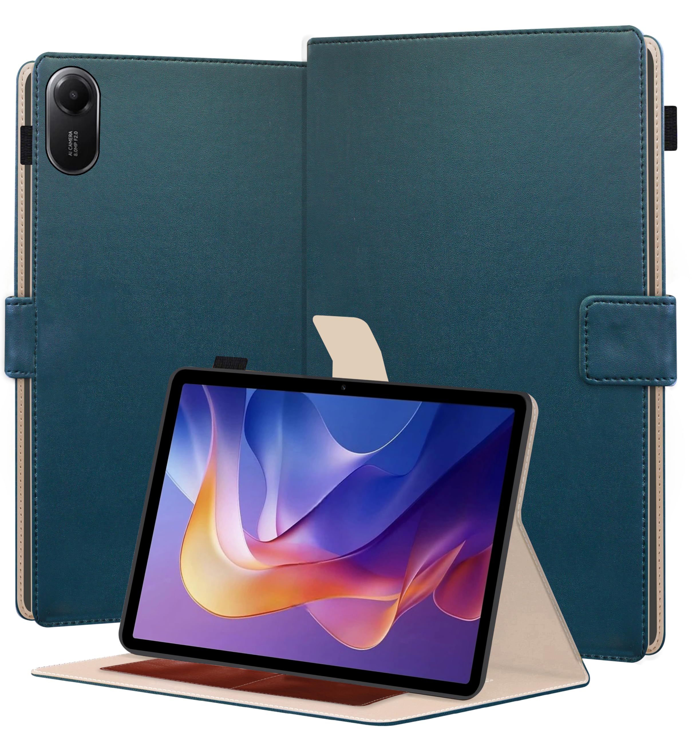 Redmi タブレット With blue cover TGK Flip Cover Case for Redmi Pad 2 11 inch Tablet with Stylus