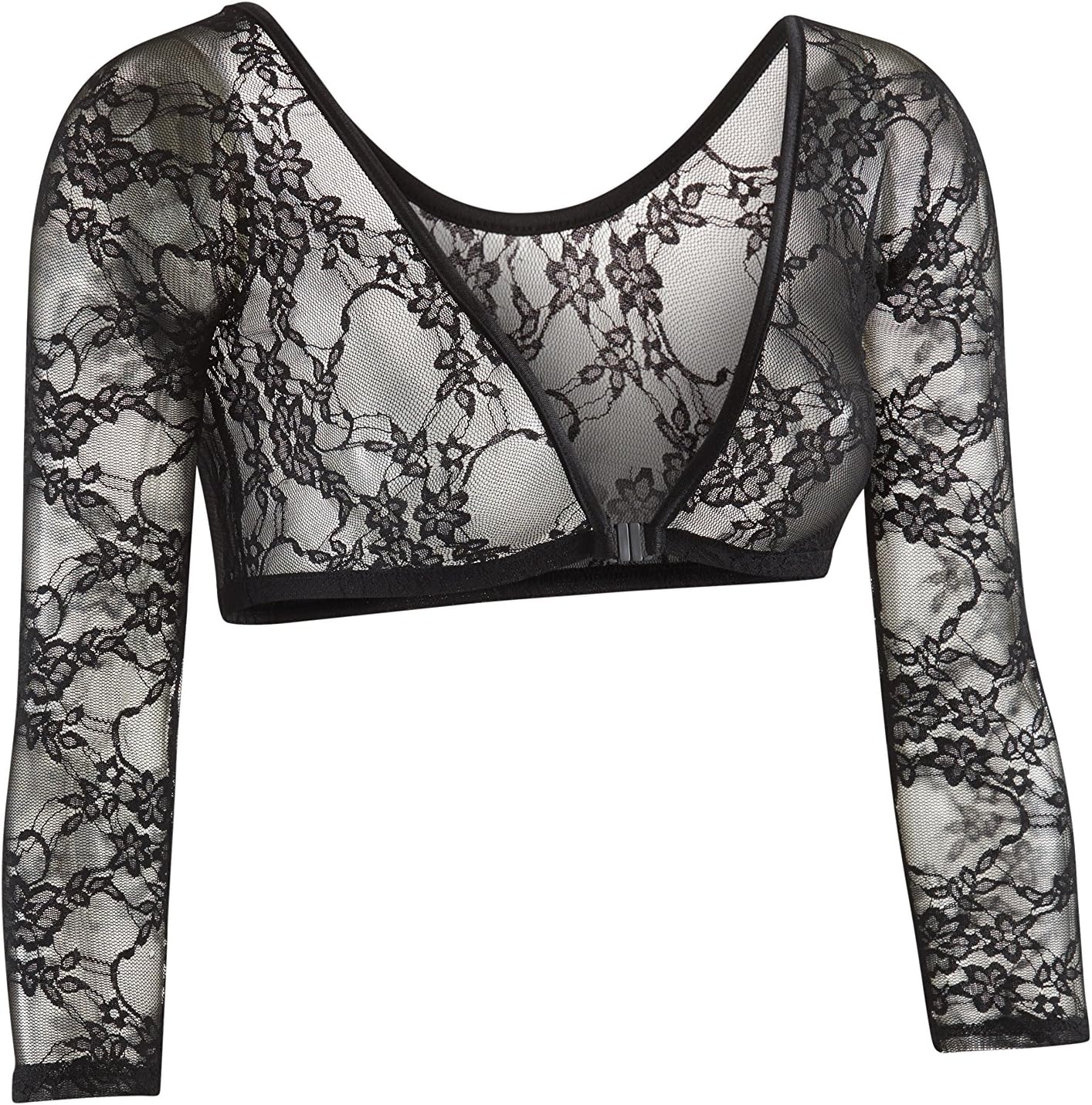Sleevey Wonders Women’s 3/4 Length Slip-On Lace Sleeves – Sheer Reversible Arm Cover Up, Cooling Shrug Bolero for Dresses