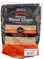 Vista 1 de Camerons - Trozos extra finos de madera de roble bourbon 100% naturales para barbacoa - Bolsa de 260 pulgadas cúbicas, aproximadamente 2 libras