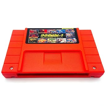 Retrotech 900 In 1 Multi-game Game Cartridge For SNES 16-Bit Game Console - Includes Retrotech Printed Instructions