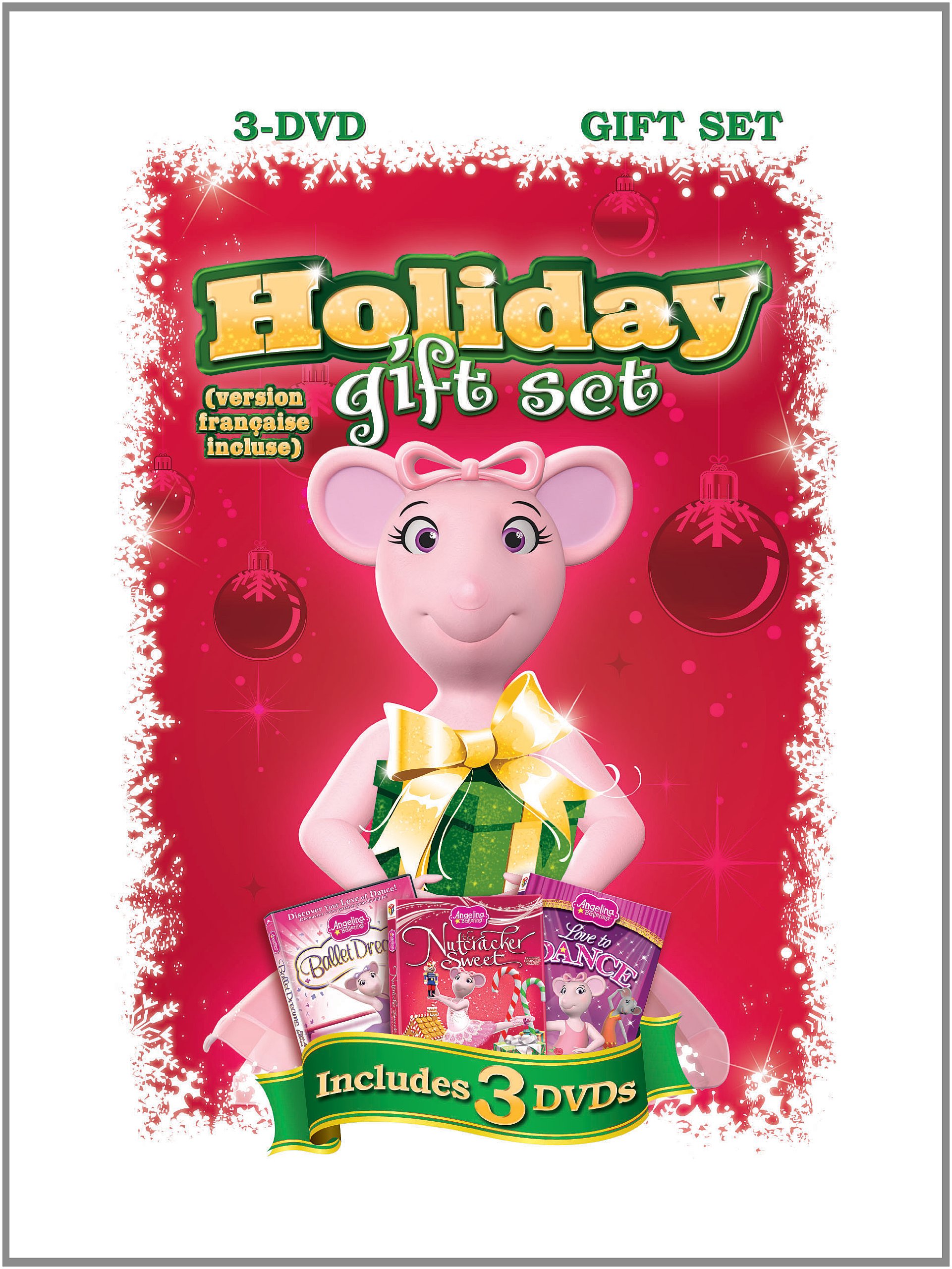 Angelina Ballerina: Holiday Gift Set Triple Feature (Ballet Dreams / Nutcracker Sweet / Love to Dance) (Bilingual) [DVD]