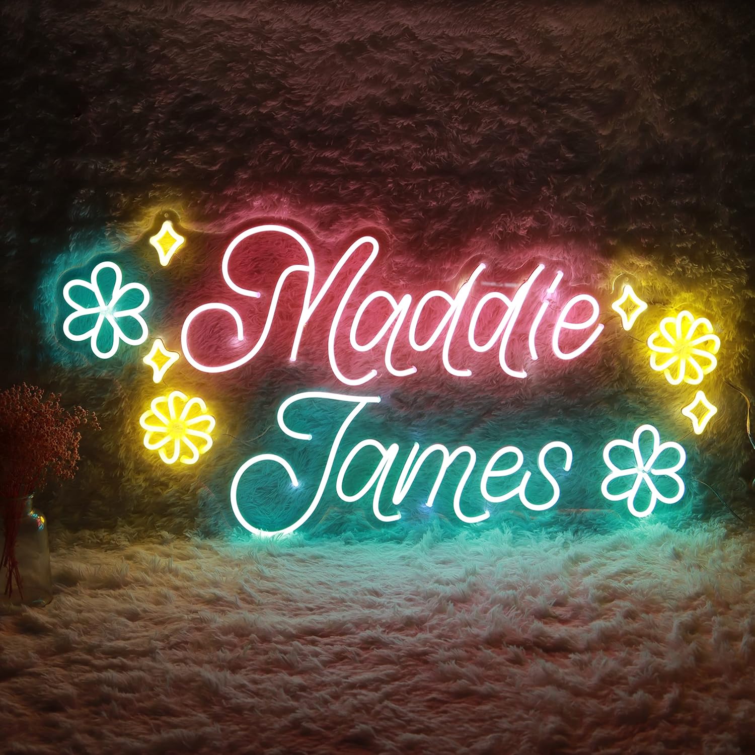 Neon Sign Custom,Neon Signs for Wall Decor Wedding Bedroom