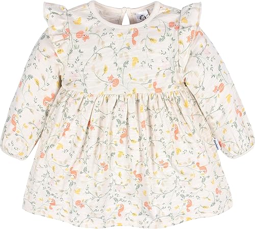 Miniatura 2 de Gerber Paquete de 2 vestidos de manga larga para bebés y niñas pequeñas