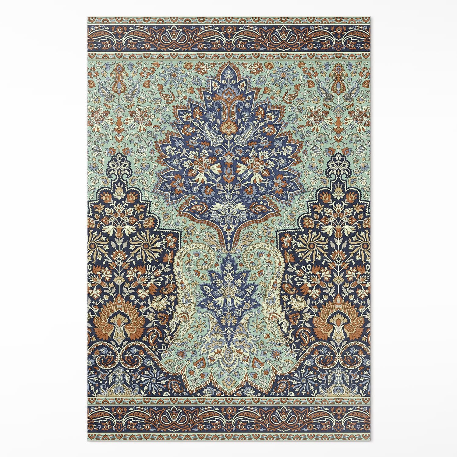 Tapis en vinyle 60x90 cm Floorart motifs turcs pour cuisine et salon