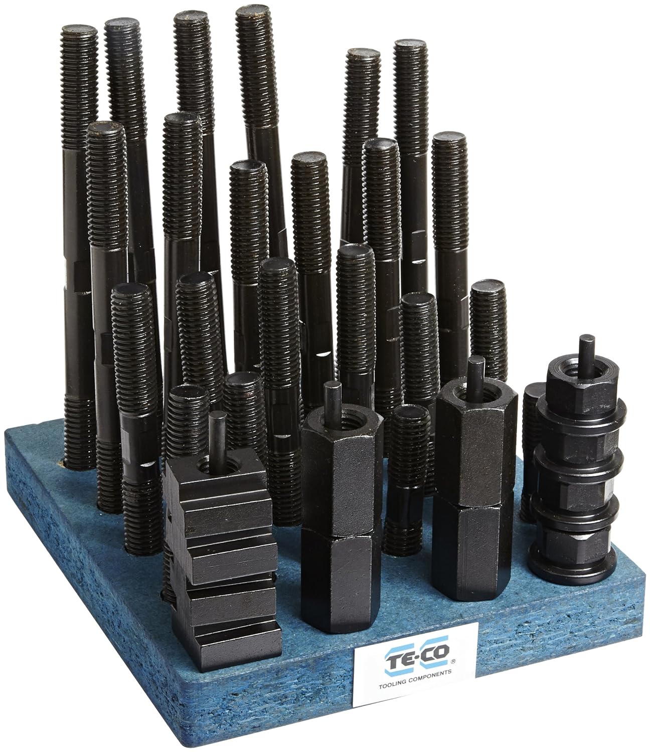 Te-Co 20609 38 Piece T-Nut and Stud Kit, 5/8"-11 Stud x 3/4" Table T-Slot