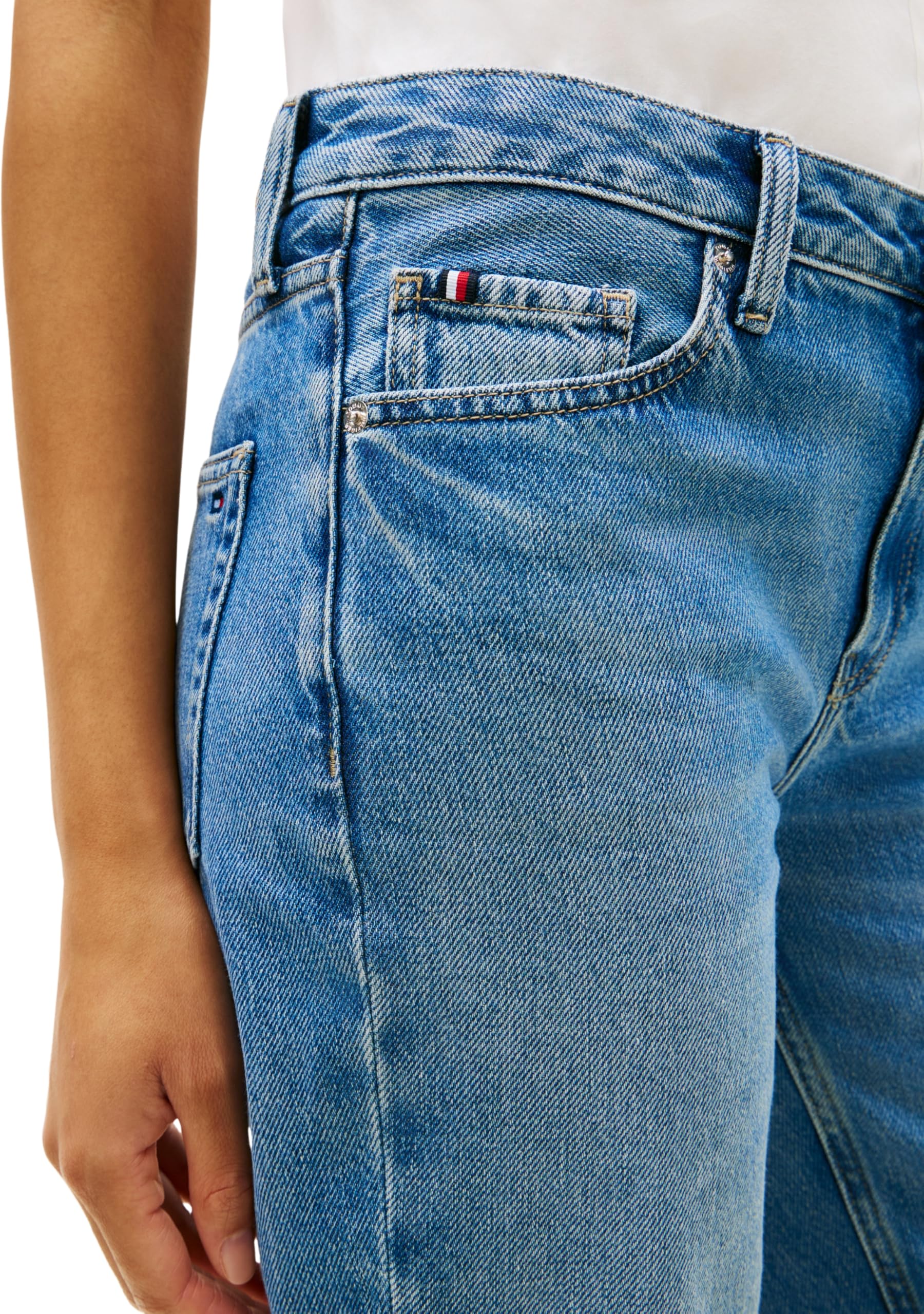 Tommy Hilfiger DNM Finn Classic Straight RW Ww0ww48569 - Droit - Droit - Femme