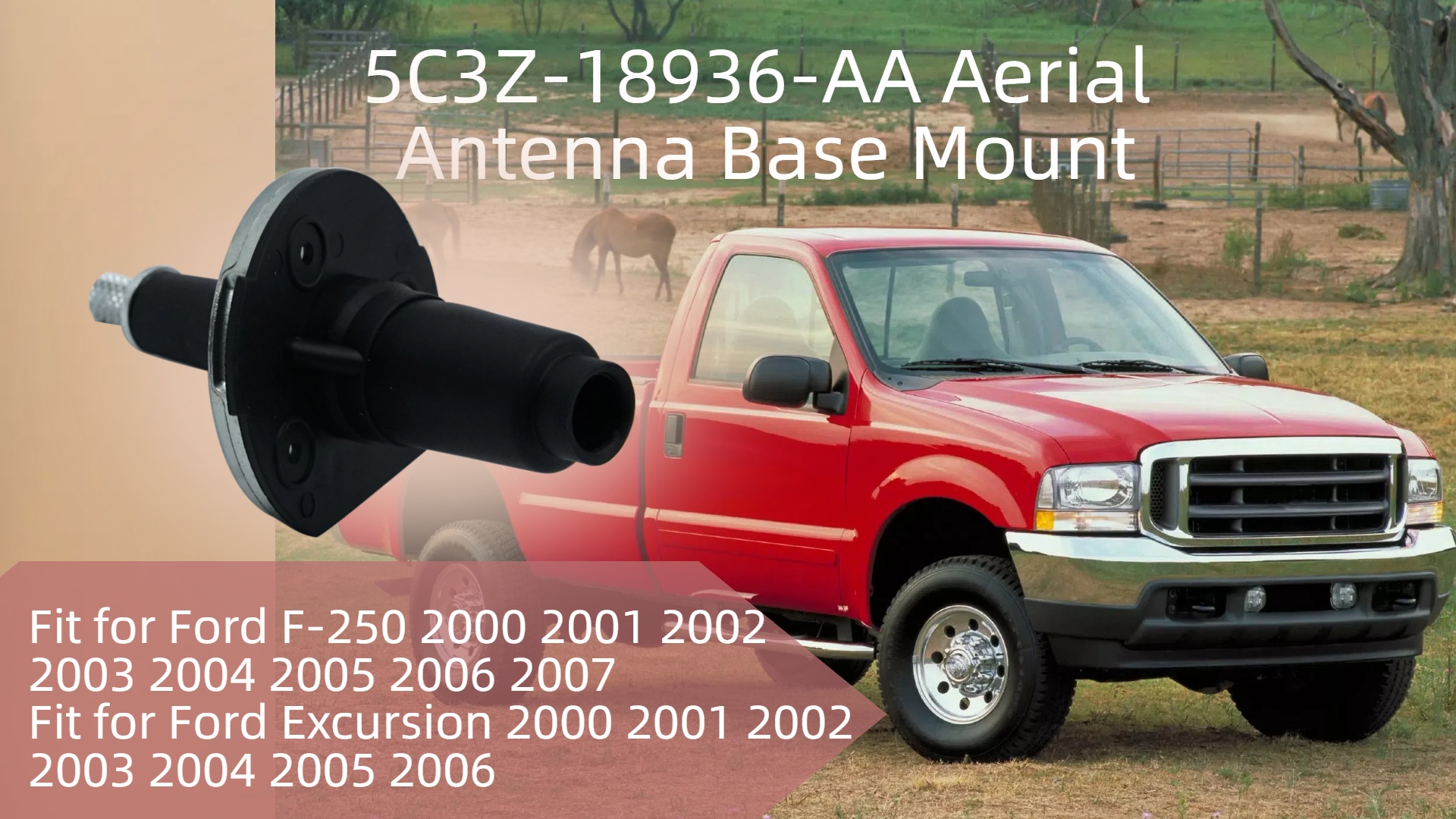 Amazon.com: 5C3Z-18936-AA Aerial Antenna Base Mount Fit for Ford F