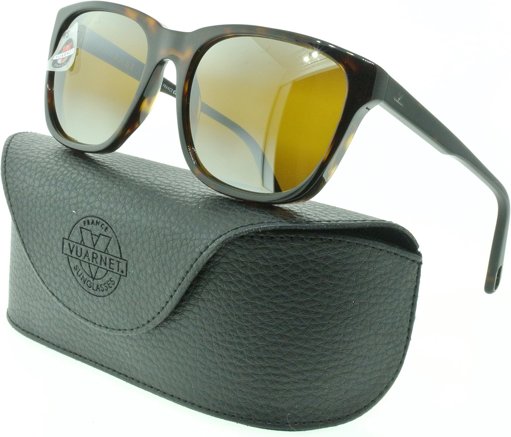 Vuarnet VL160800027184 Alain Sunglasses Tortoise Brown Glass Lens