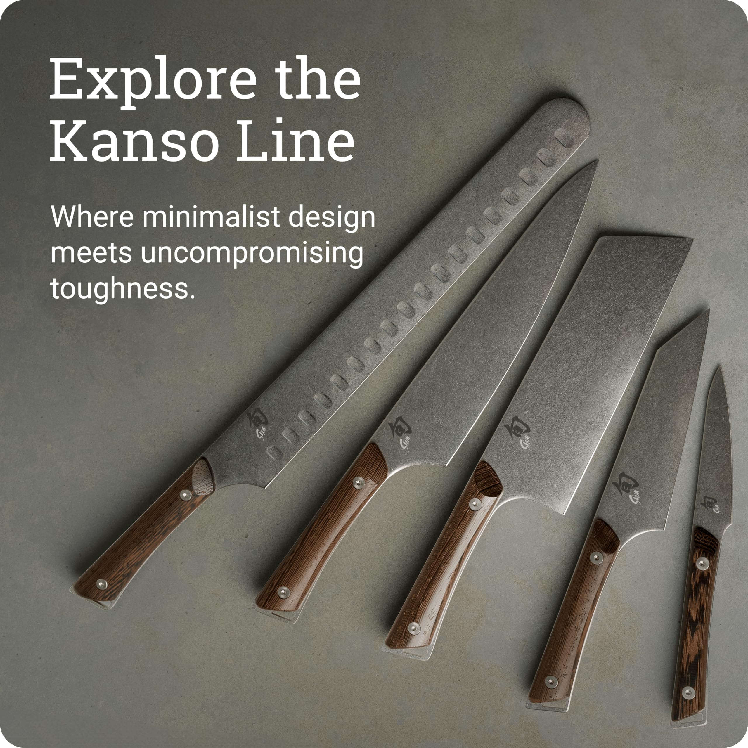 Amazon.com: Shun Kanso 3 Piece Starter Set | Includes 8