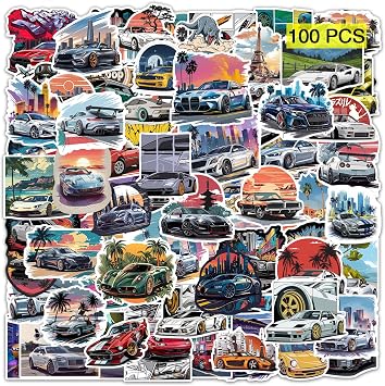 GTOTd Sport Race Car JDM Stickers 100 pcs