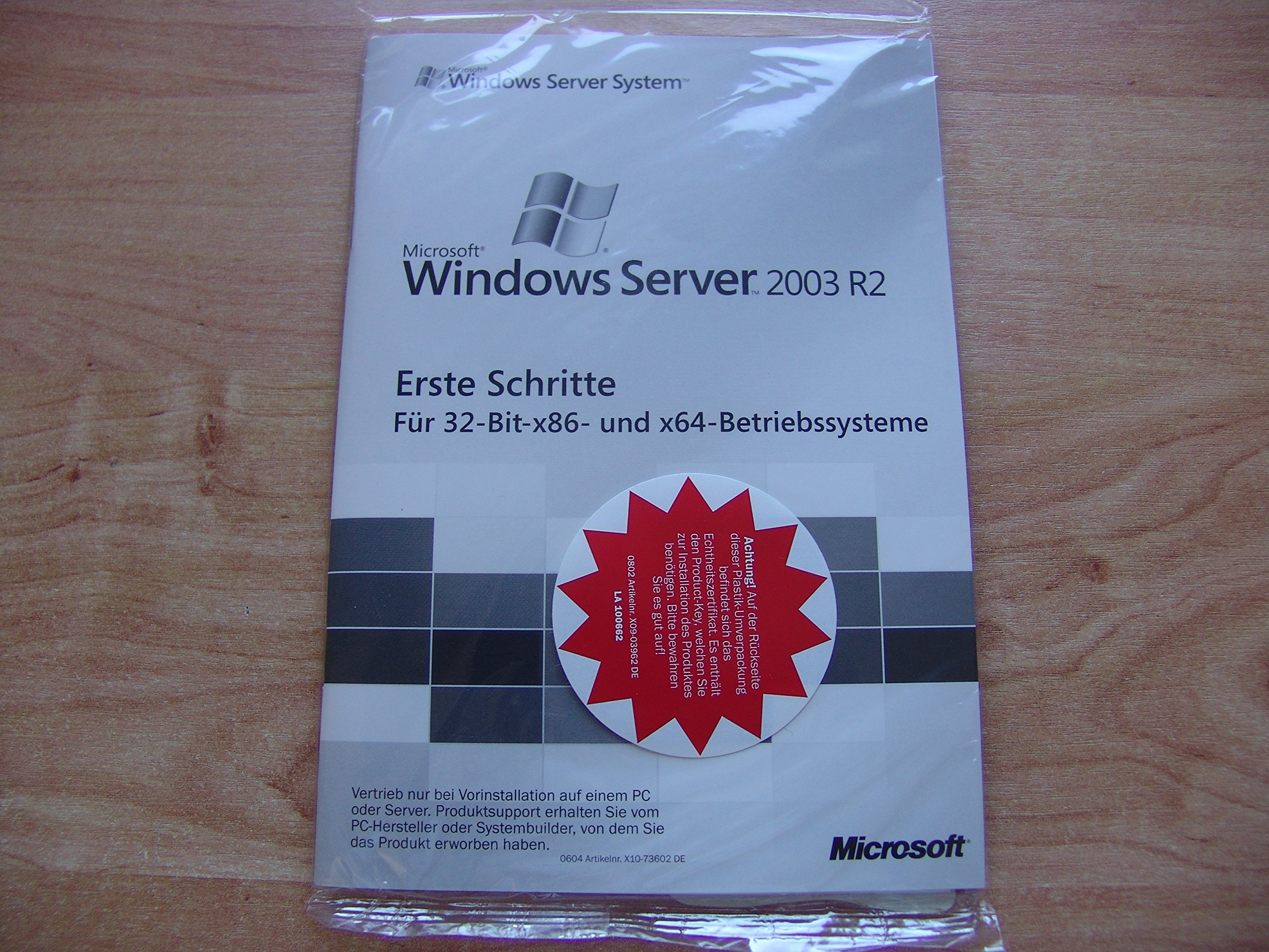 Microsoft Windows 2003 Server inkl.5 Clients OSB