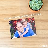 Vista 4 de Ilyapa Tapete de escritorio de oficina, tapete texturizado transparente, 47 x 23 pulgadas, protector de escritorio de plástico transparente