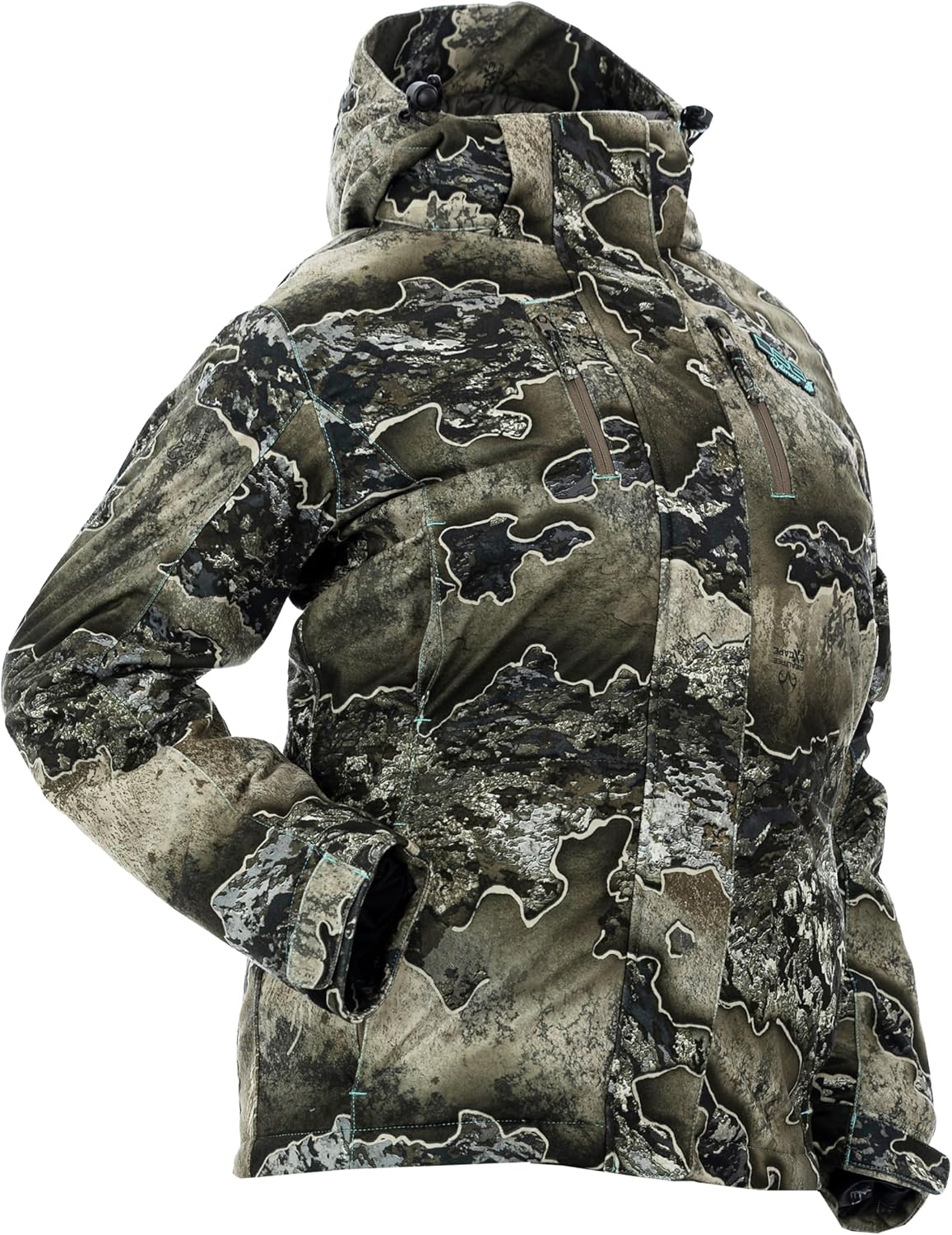 DSG Outerwear Women's Kylie 5.0 3-in-1 Hunting Jacket - Waterproof, Insulated, Camo, Blaze, with Zip in Fleece Liner
