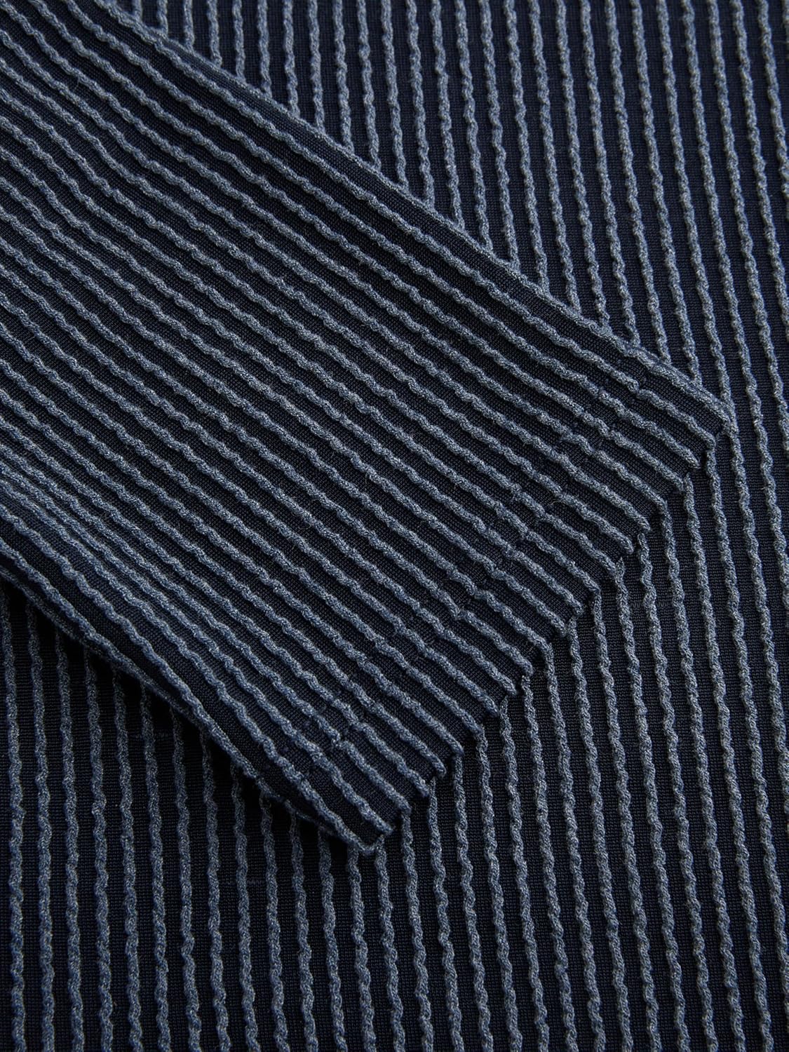 CIDER Womens Ribbed Knit Top Long Sleeve Asymmetrical Neckline Casual Blouse - Image 4