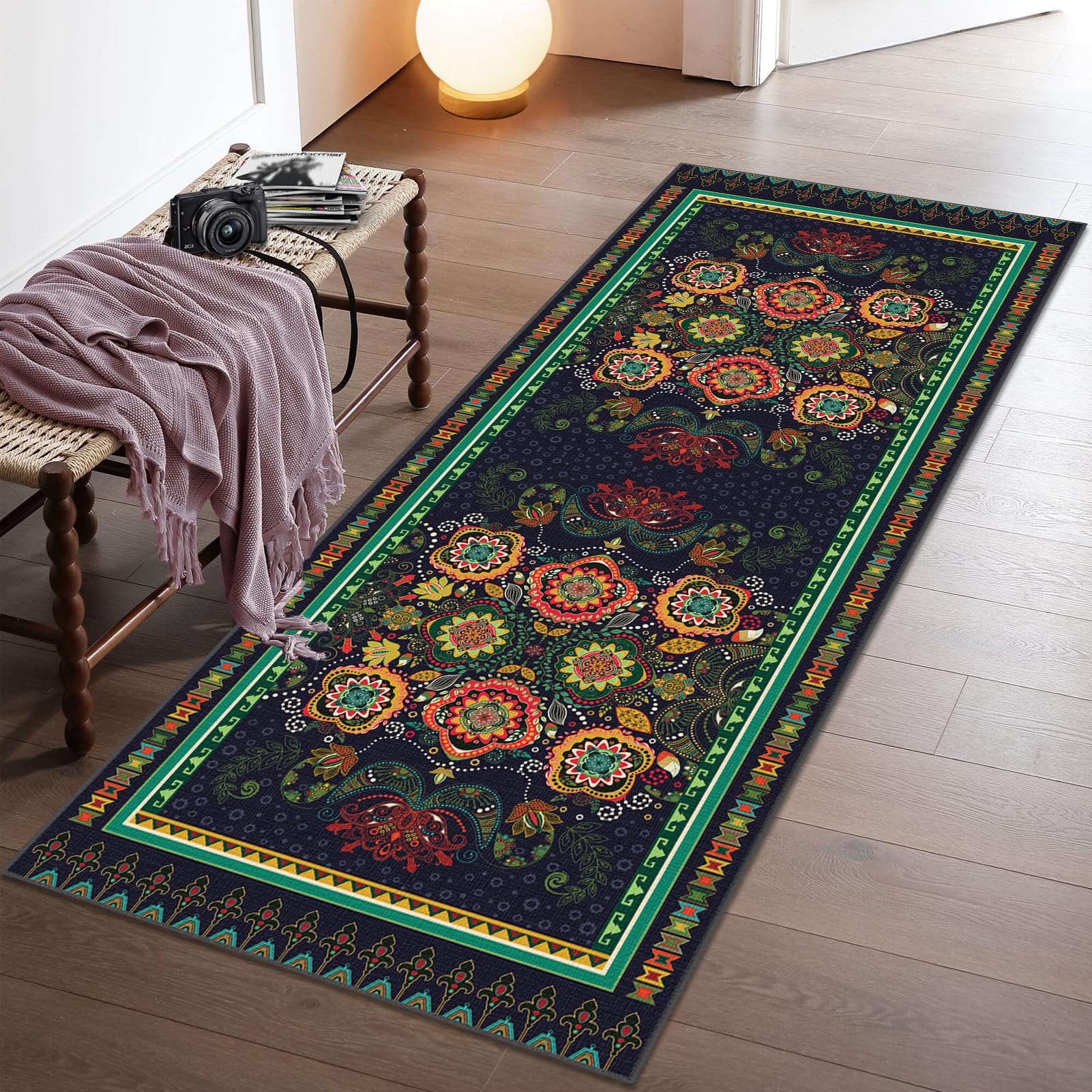 Xiaputcr Color-M144 Long Hall Carpet Runners Entryway Kitchen Absorbent Area Rugs Non Slip Washable Hall Runner Carpet Entrance Runner Machine Washable For Kitchen Laundry Room Bedroom Kitchen Runners 40 X 150 Cm