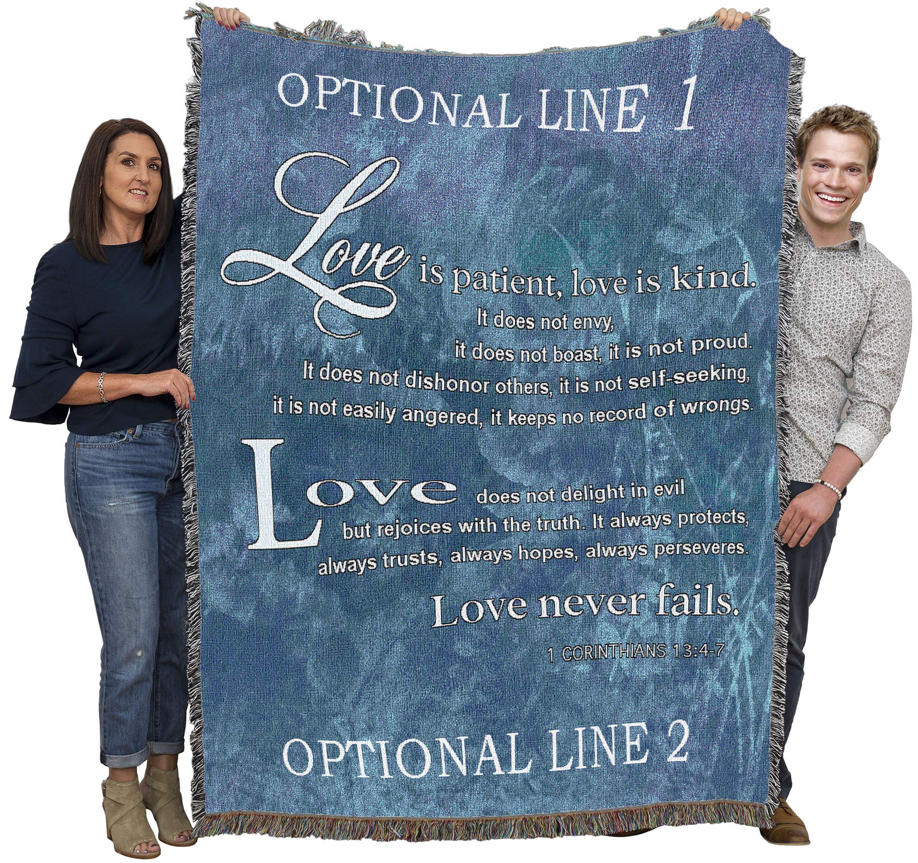 Pure Country Weavers Love is Patient Blanket
