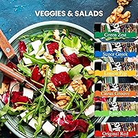 Vista 6 de DAK's Spices - Paquete de 6 mezclas de condimentos Especias 100% sin sal Condimento premium y saludable Sin MSG, sin conservantes, sin cloruro