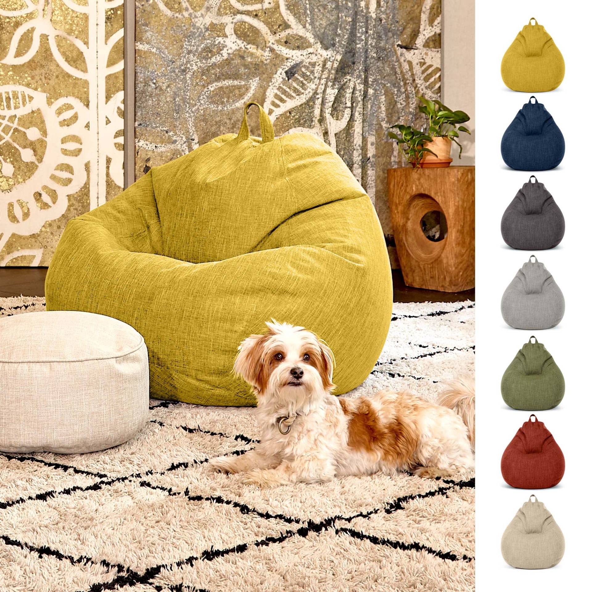 Poltrona A Sacco A Forma Di Pallone Da Calcio - 110cm | Per Bambini E Adulti - Foto 9