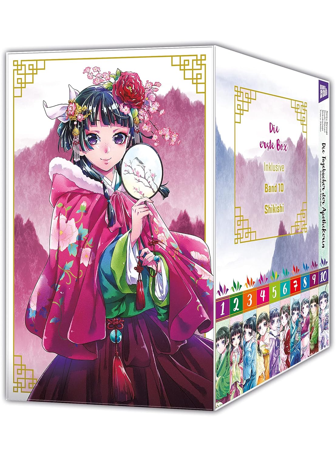 Die Tagebücher der Apothekerin Geheimnisse am Kaiserhof 10 mit Sammelschuber Hyuuga, Natsu