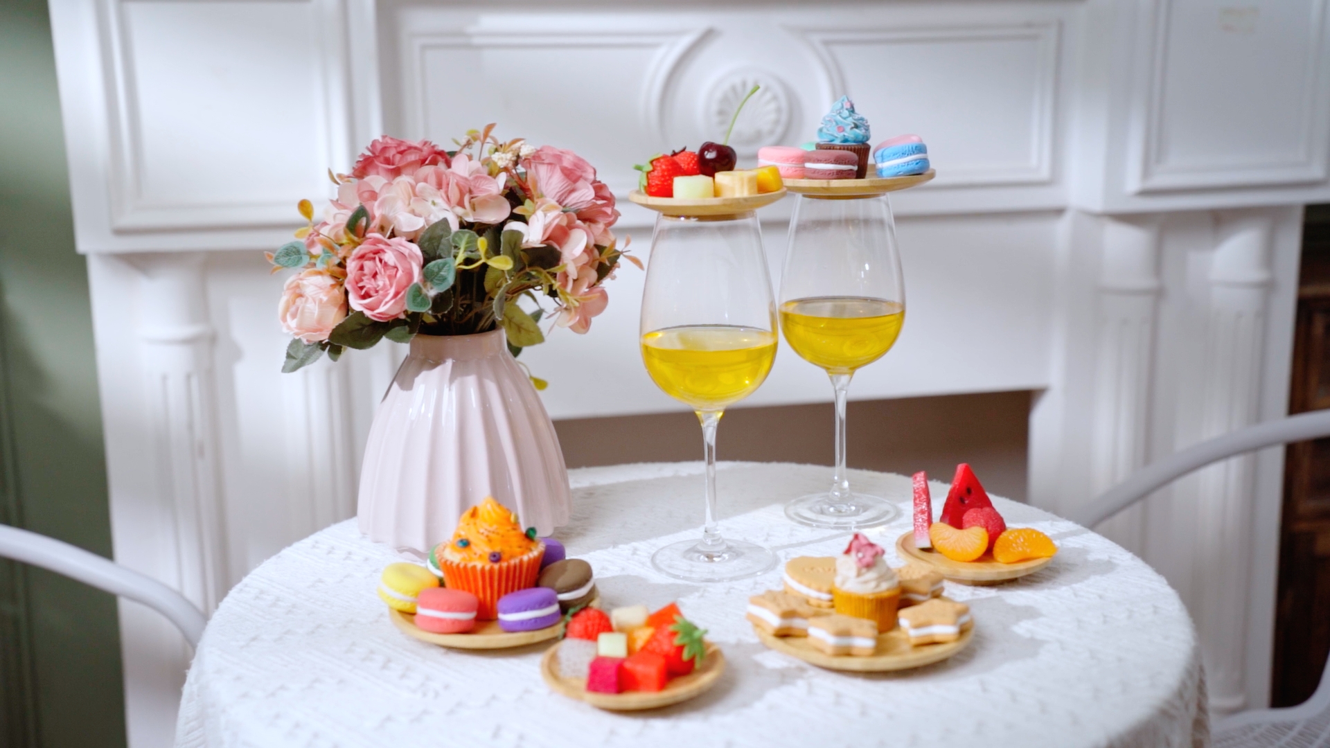 Snapklik.co : Uufy 16 Pcs Wine Glass Charcuterie Topper Baboo Round