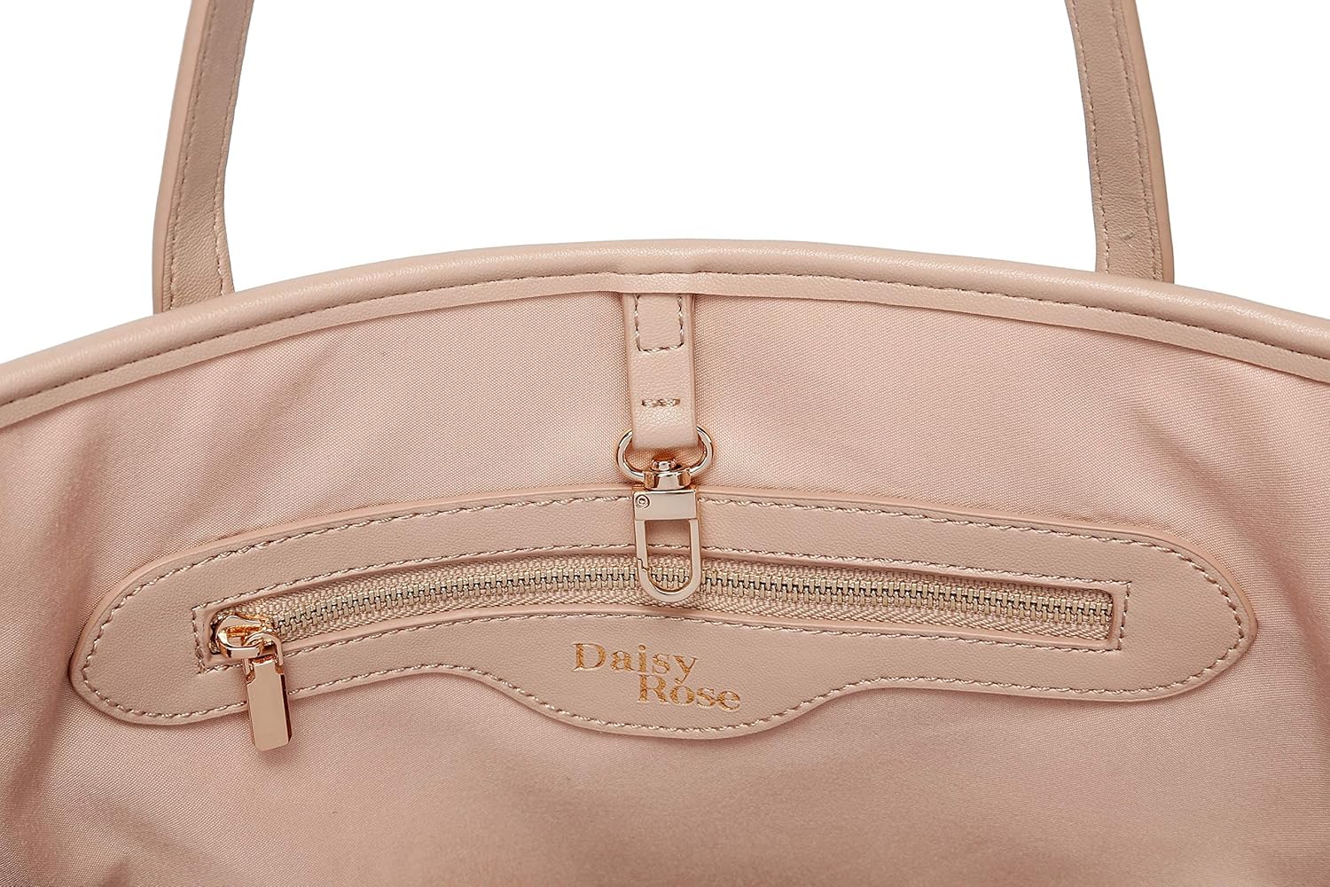 Daisy Rose Tote Shoulder Travel Bag & Matching Clutch PU Vegan Leather | Shoulder - Image 7