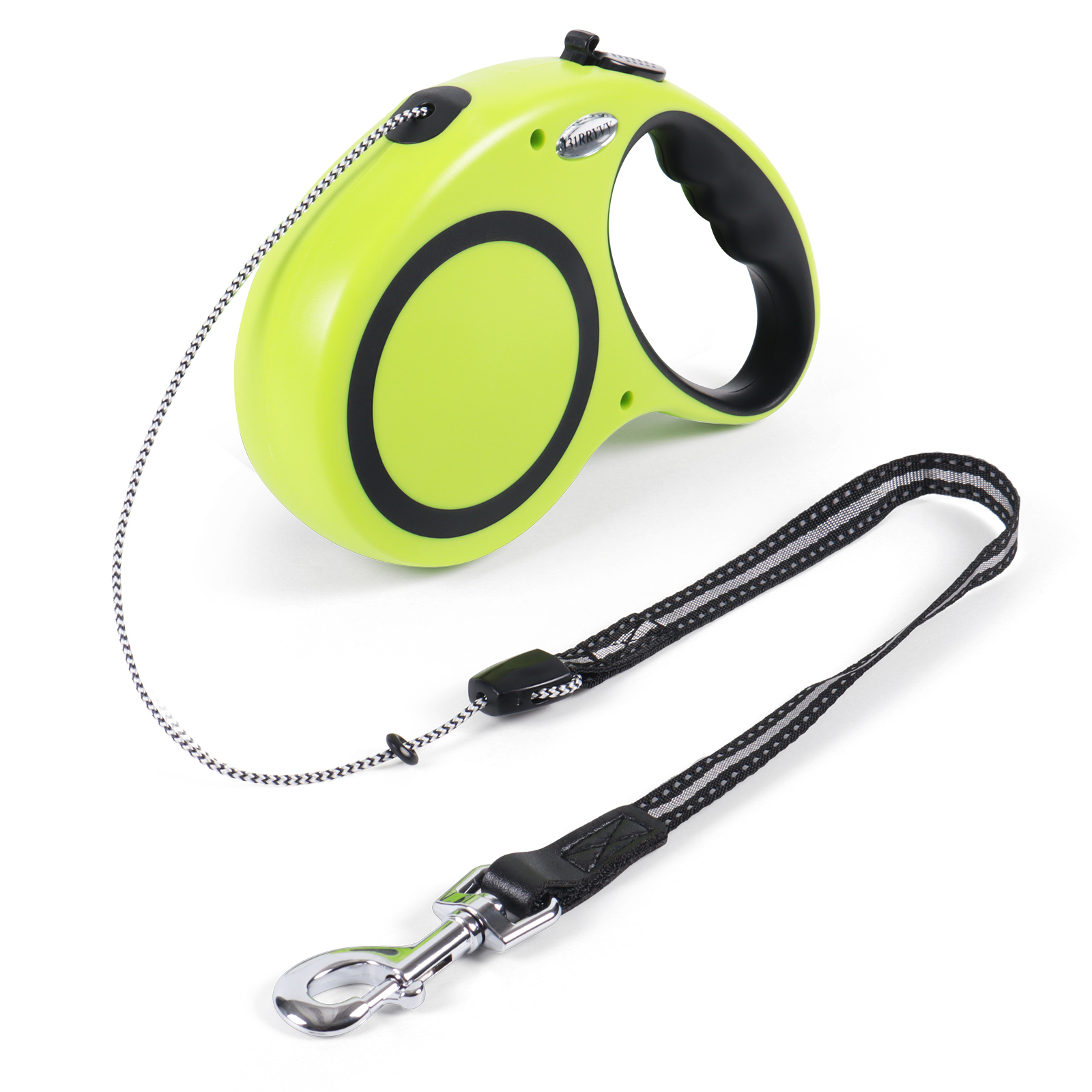 [GGAGGONG] Lucky Clover PET Tape カット線あり 30FT Retractable Dog Leash 30 FT，360° Tangle-Free Dog Walking